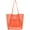 Orange, variant on Kukuzhu Beach Tote Bags for Women Mesh Summer Large Shoulder Bag