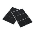 thumbnail image 2 of Almohadillas de Goma Higoodz Cojines Antideslizantes Muebles Para Proteger Pisos Madera Dura Negro 12pcs, 2 of 6