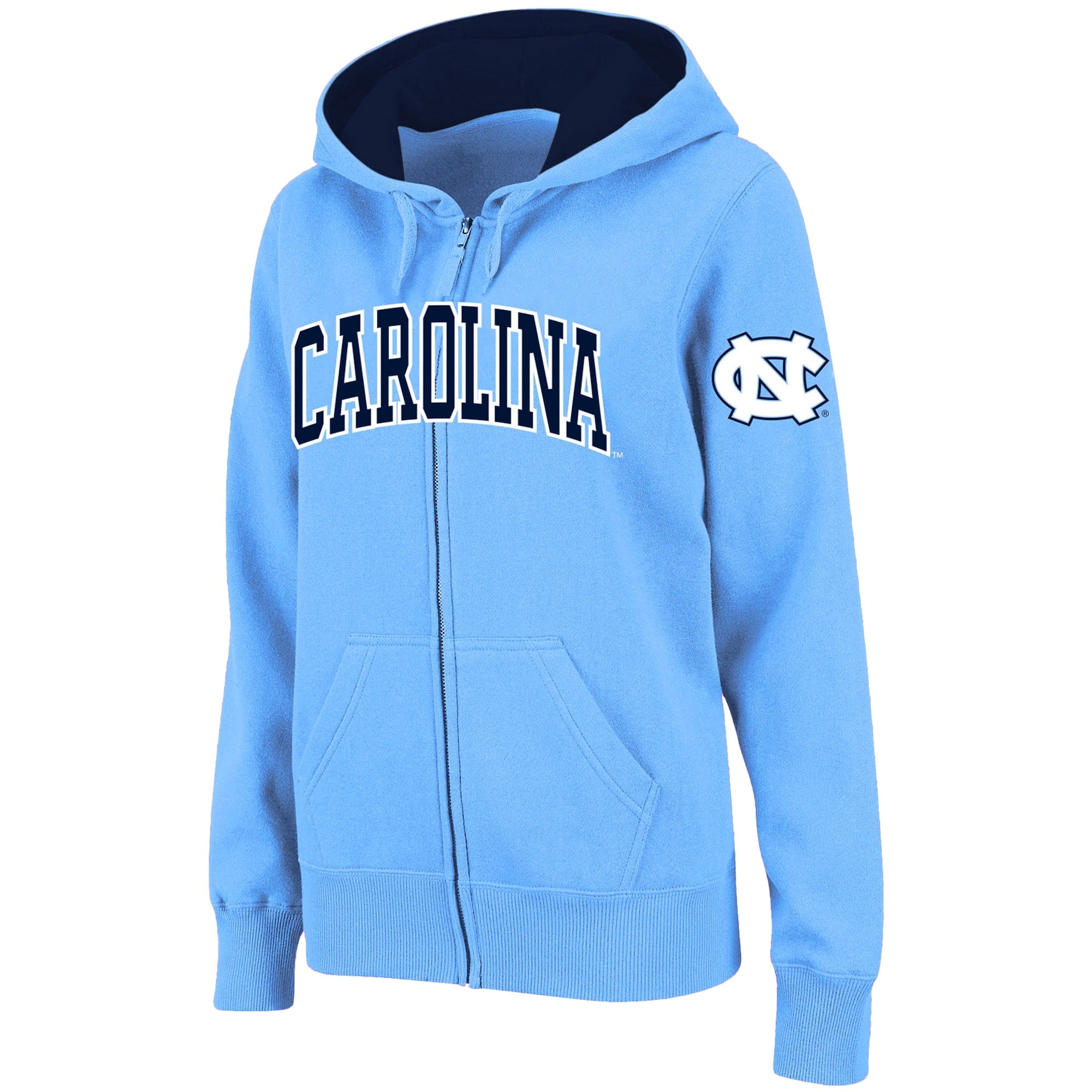 North Carolina Tar Heels Stadium Athletic Women's Arched Name FullZip