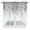 Gray, variant on Yellow Eucalyptus Leaves Kitchen Window Curtains, Swag Curtains Valance for Bedroom Living Room Bathroom, Spring Floral Summer Botanical Rod Pocket Window Curtain Block Drapes 2 Panels 28"x36"