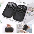 thumbnail image 3 of Juego de brochas de maquillaje MAGEFY, 22 unidades, sintéticas con funda de viaje, color negro, 3 of 9