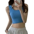 thumbnail image 1 of Camiseta sin mangas deportiva para mujer,Camiseta sin mangas deportiva para mujer Camiseta deportiva para exteriores para mujer Camiseta sin mangas para entrenamiento acanalada para mujer Materiales ecológicos, 1 of 8