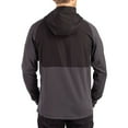 thumbnail image 2 of Men's Cutter & Buck Heather Black Oklahoma State Cowboys Peshastin Eco Fleece Recycled Raglan Full-Zip Tri-Blend Hybrid, 2 of 2