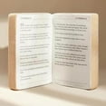 thumbnail image 3 of Bible Pillow Book Plush That Opens, Bible Plush Pillow Book, Holy Bible Pillow, Pillow Bible, Plush Bible Pillow (Purple), 3 of 7