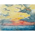 thumbnail image 3 of Pennell, Joseph 24x19 Black Modern Framed Museum Art Print Titled - Sunset, Acapulco, 3 of 5