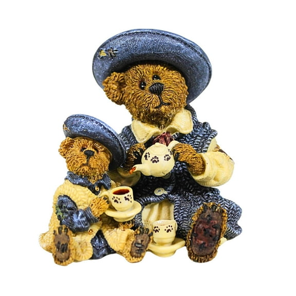 Boyds Bears Resin Catherine & Caitlin Berriweather - 1 Figurine 3.5 Inch, Resin - Club Fob Bearstone 200021