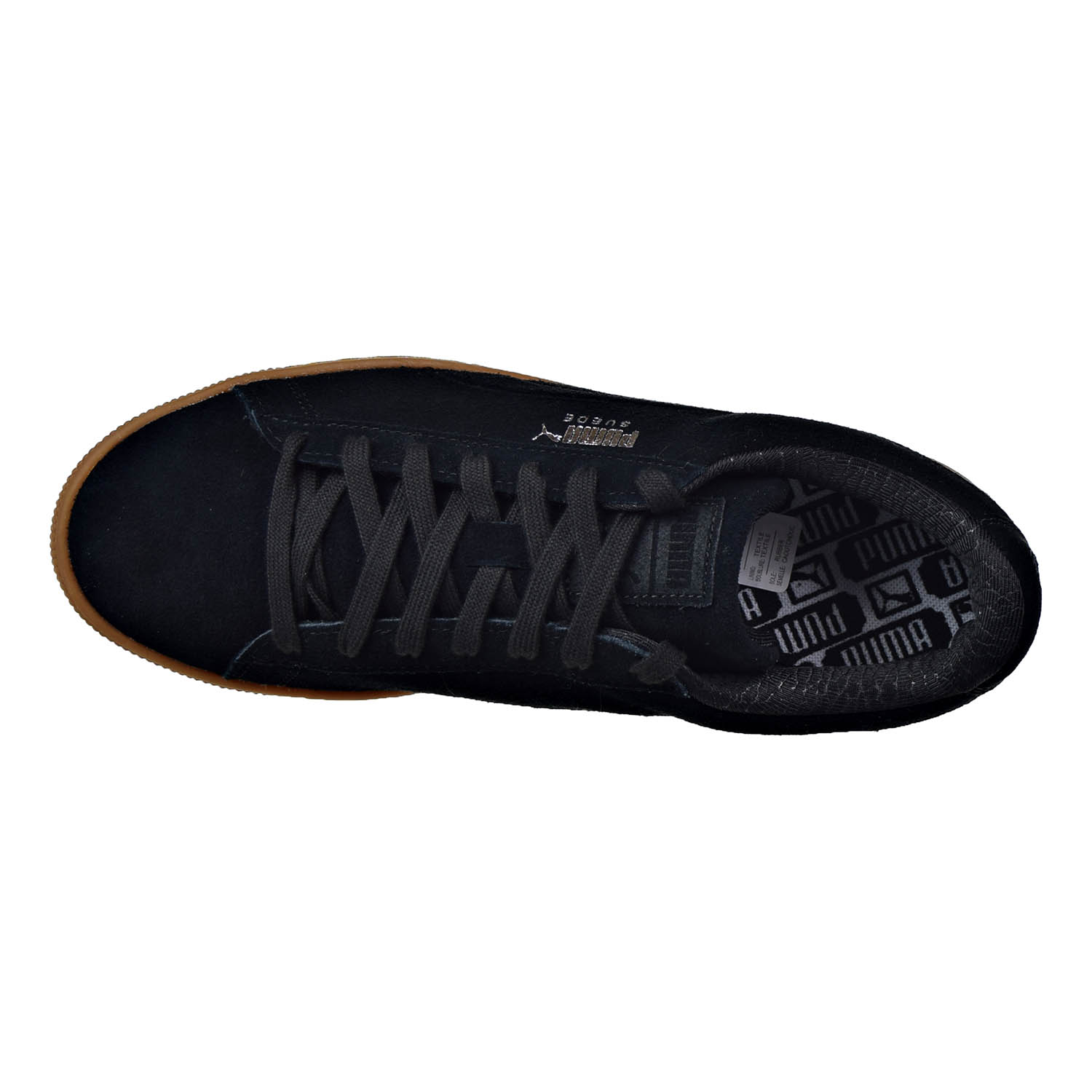 Puma Suede Classic Debossed Q4 Men's Shoes Puma Black/Glacier Grey 361098-02 - image 5 of 6