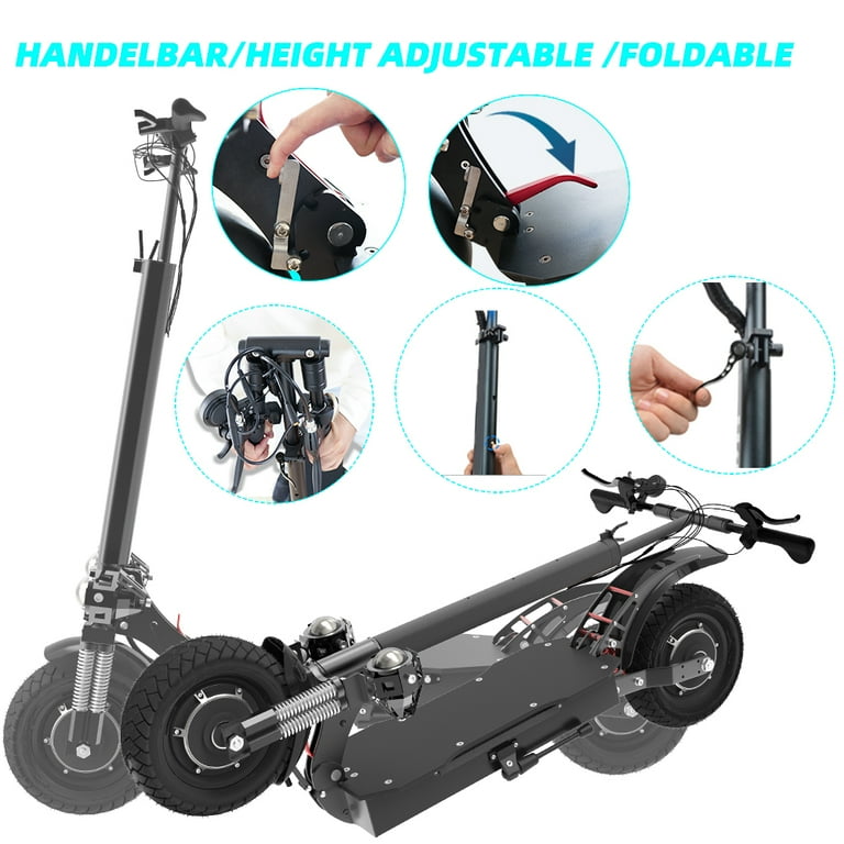 3200W Dual Motor Adult Electric Scooter, 60V, 43 Miles Range