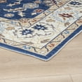 thumbnail image 4 of Rose Traditional Navy Area Rug Rectangle 2' x 3' Rectangle, 4 of 7