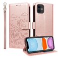 thumbnail image 1 of Funda Cartera GANGXUN con Diseño de Perrito en Relieve para iPhone 11 , Protección 360° con Ranuras y Correa Desmontable, 1 of 6