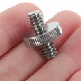 thumbnail image 2 of 20 piezas de tornillos de fijación para cámara, adaptadores de trípode, tornillos de doble cabeza, montaje de 1/4, hierro galvanizado dedicado, 2 of 6