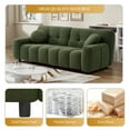 thumbnail image 6 of Wiilayok 72.8" Cloud Sofa Couch,Comfy Loveseat Sofa with 2 Pillows,Deep Seat,Upholstered Teddy 2 Seater Sofa Couch for Living Room Apartment,Olive Green, 6 of 9