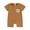 Brown, variant on Bagilaanoe Newborn Baby Boys Summer Jumpsuit Shorts Stripe Short Sleeve Bodysuit 3M 6M 12M 18M Infant Casual One Piece Romper