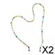 thumbnail image 1 of Paquete de 2-4 gafas con cadena, soporte para gafas de sol, correa alrededor del cuello para compras en la piezas, 1 of 8