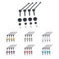 thumbnail image 3 of Baohd Aluminum Alloy 1/14 Universal Drive Joint 4 Sets Design Rc Universal Drive Joint For Wltoys 144001 RC Car Part Silver, 3 of 6