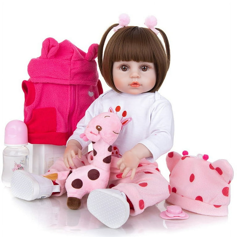 Reborn Girl Doll 48cm Full Silicone Body Realistic Doll Baby Toys