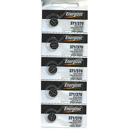 1.55v Button - Energizer 371/370 - SR920 Silver Oxide Button Battery 1.55V - 2 Pack + Free Shipping