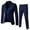 Navy, variant on Abomasnow Men's 3 Piece Slim Fit Suit Set Business Formal One Button Blazer Solid Suit Jacket Tank Pants Tuxedo Set for Wedding Prom Work Office