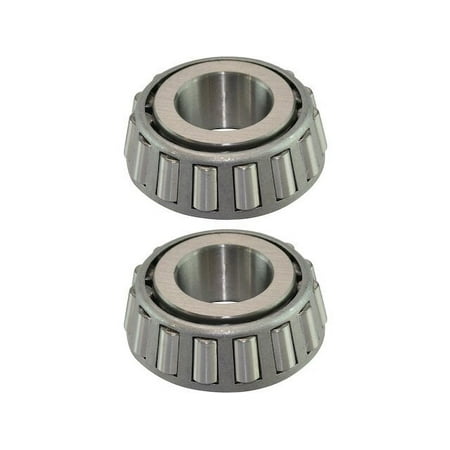 Front Wheel Bearing Set 2 Piece - Compatible with 1973 - 1996 Ford F-250 RWD 1974 1975 1976 1977 1978 1979 1980 1981 1982 1983 1984 1985 1986 1987 1988 1989 1990 1991 1992 1993 1994 1995