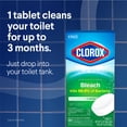 thumbnail image 5 of Clorox Bleach Automatic Toilet Bowl Cleaner Tablets, 4 Pack, 5 of 10