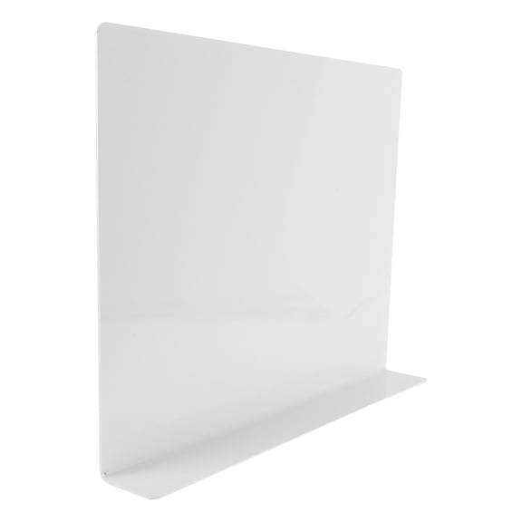 OUNONA White Acrylic Kitchen Sink Splash Guard for Countertop Water Splash and Control