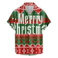 thumbnail image 2 of Elvqul Mens Shirts Ugly Graphic Christmas Button up Short Sleeve Shirts for Men Big and Tall, 2 of 5