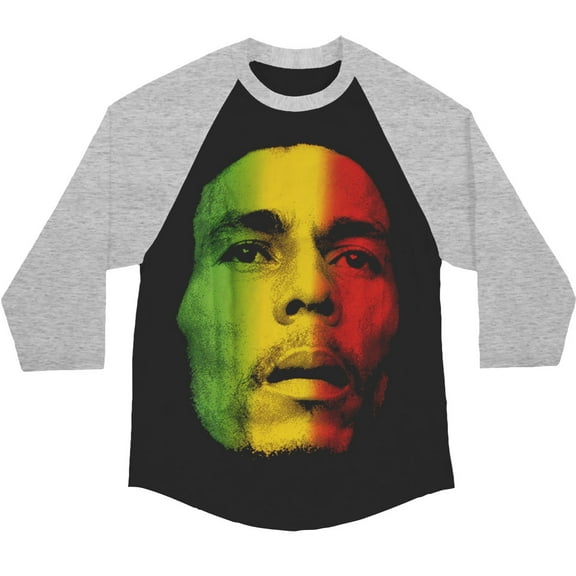 Bob Marley Men's Baseball Jersey Small Black