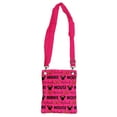 thumbnail image 3 of Disney Minnie Mouse Pink Zip-Up Passport Bag, Crossbody, 3 of 3
