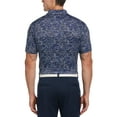 thumbnail image 3 of Ben Hogan Men's and Big Men's Multi-Color Hibiscus Print Golf Polo Shirt, up to Size 5X, 3 of 5