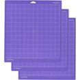 thumbnail image 1 of HUGFEGWE 3PCS 12 * 12 Inch Replacement Cutting Mat Adhesive Gridded Cutting Mats Compatible with Silhouette Cameo Cutting Machine Explore Plotter Machine CA919-130169, 1 of 9