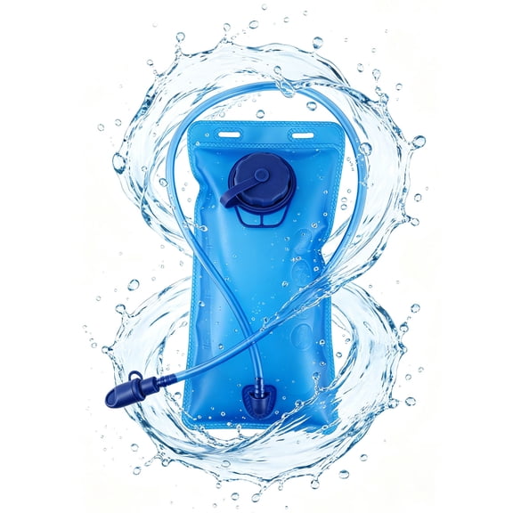 2 L Hydration Bladder, 68 oz Leakproof Water Bladder for Hiking Backpack, Portable Water Bag, Hydration Pack for Cycling, Running, Camping, Climbing