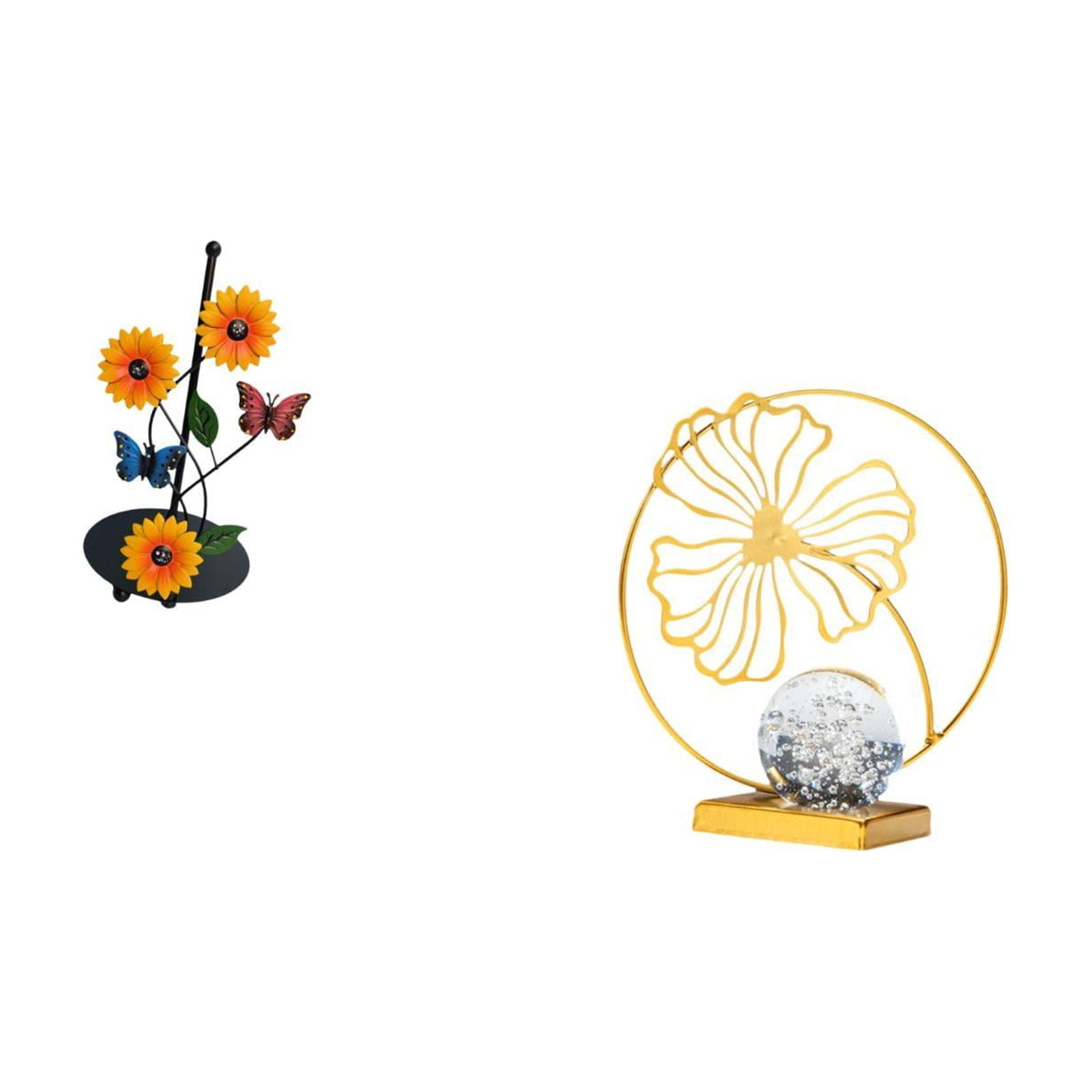 Fiocias Toilet Paper Holder Paper Towel Holder Countertop Leaf Statue Sculpture Figurine Iron Craft for Suitable for Living Room Bedroom Office Home Decoratio