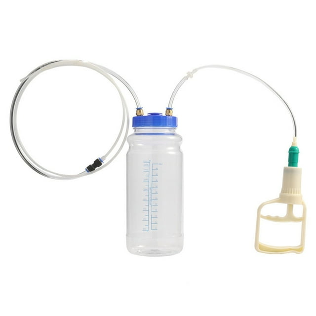 Bomba de Aceite de Succión Manual Universal para Cambio de Aceite de Motor de 2 L, Herramienta de Mantenimiento Al Vacío para Automóviles, Camiones y Remolques.