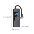 thumbnail image 3 of Rbaofujie Car Inflatable Pump Portable Tire Pump Car with Electric Pump Flushing Pump Car Refueling Pump 12000mah Digital Display Full Of Self-Stopping, 3 of 7