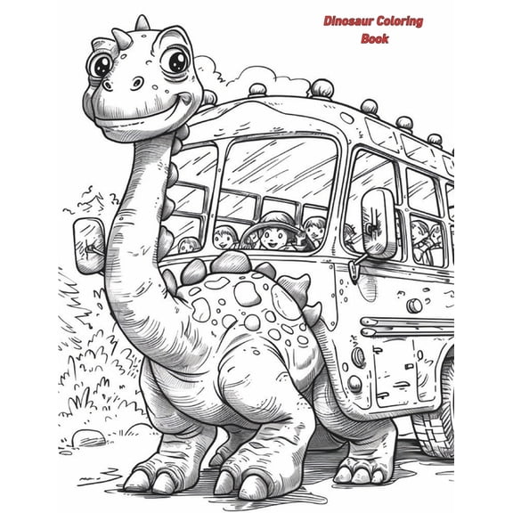 Dinosaur Coloring Book: Imaginative Gift Idea For Young Dinosaur Lovers And Enthusiasts, (Paperback)