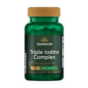 Swanson Mineral Supplements High Potency Triple Iodine Complex 12.5 mg Capsule 60ct