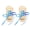 Blue, variant on Dserhfy 2 Pcs Wood Lacing Shoe Lace Tying Practice Board Educational Shoe Lace Tying Training Toy for Kids Preschoolers Toddlers Learn to Tie Shoelaces