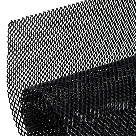 BIBABLYKE Aluminium Mesh Grille Universal Car Race Grill Net Vent Tuning for Bumpers Waterproof & Corrosion Resistant Durable
