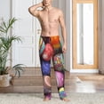thumbnail image 2 of Naloa Easter Eggs1 Pajama Pants Men, PJ Bottoms, Sleep & Lounge Pants-Small, 2 of 6