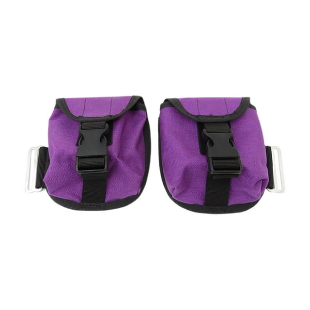Bolsillo de lastre de buceo Zulema Nylon 2 kg para actividades al aire libre Violeta