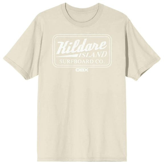 Outer Banks Kildare Surf Men's Natural Crew Neck Short Sleeve T-shirt
-Medium