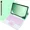 Mint Green, variant on Keyboard Case for Samsung Galaxy Tab S10 FE Plus 13.1 inch 2025 SM-X620/X626B/X626 with Trackpad 7 Color Backlit Removable Keyboard Case Cover