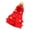Red L, variant on NEXAVKPR Holiday Pet Elf Cloak Charm Christmas Capes Pet Costume Permeable Cloaks Dog Accessories