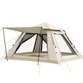 thumbnail image 1 of Camping Tent, Automatic Waterproof  Cabin Tent, Speed Open Foldable Tent, Portable Durable Outdoor Tent, Camping Equipment for Outdoor Accessories Hiking Fishing, 1 of 8