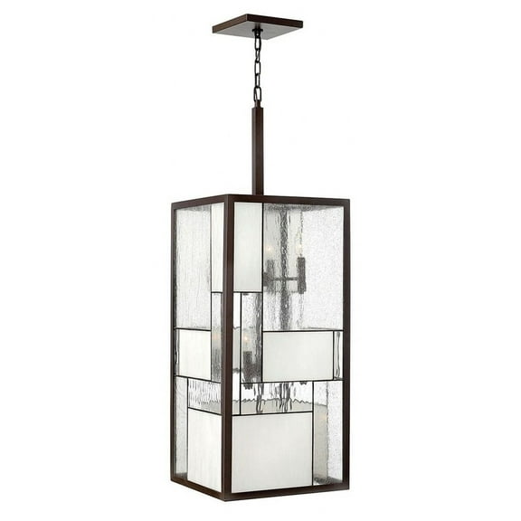 Hinkley Lighting - Mondrian - Twelve Light Pendant in Craftsman Style - 14