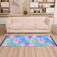 thumbnail image 2 of Yayeee Runner Rug for Bedroom 2'x6' Machine Washable Hallway Non Slip Mat, Neon Starfish Pattern, 2 of 8