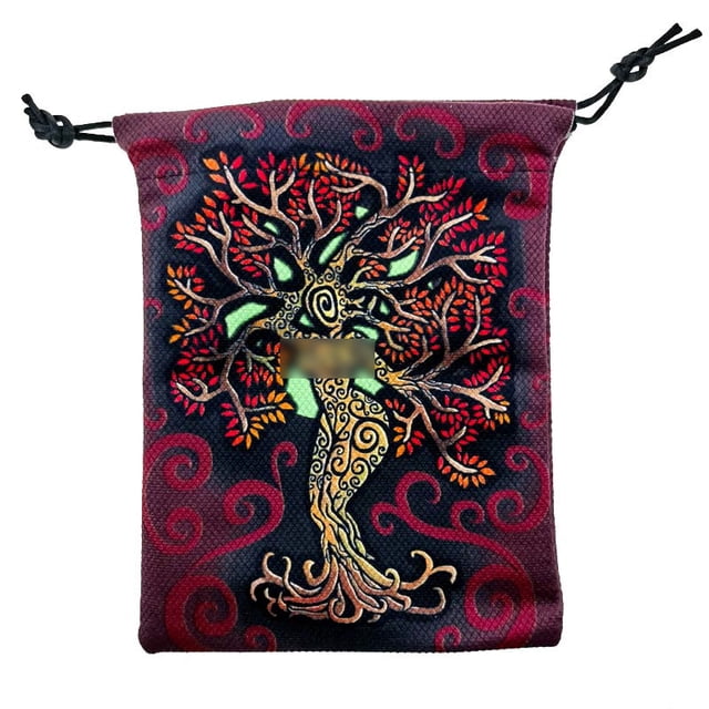 Bolsa de impresión a doble cara de 13 x 18 cm, bolsa de regalo para accesorios del hogar, bolsa de almacenamiento de tarjetas
