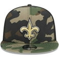 thumbnail image 2 of Youth New Era Camo New Orleans Saints  Main Trucker 9FIFTY Snapback Hat, 2 of 5