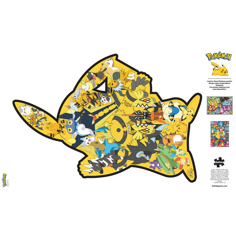  Buffalo Games - Pokemon Favorites Group - 2000 Piece Jigsaw  Puzzle : Toys & Games