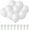 White, variant on Mr. Pen- Balloons, 12 Inch, 54 Pack, White